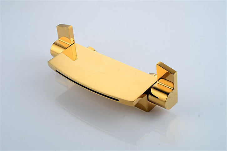 Modern Shiny Gold Bath Mixer #202339