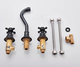 Oil Rubbed Wall Mount Mixer 3 Piece #202358