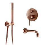 Rose Gold Wall Mounted Bath Mixer #20268