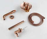 Rose Gold Wall Mounted Bath Mixer #20268