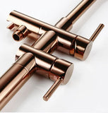 Rose Gold Freestand Bath Mixer #20267