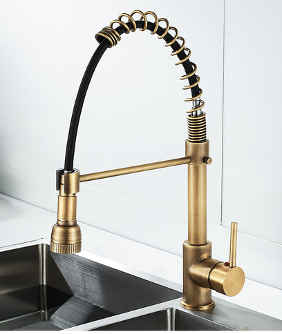 Brass Kitchen Spring Mixer #202352