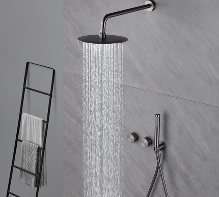 Gunmetal Grey Concealed Shower Mixer #202421