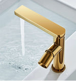 Small Shiny Gold Basin Mixer #202353