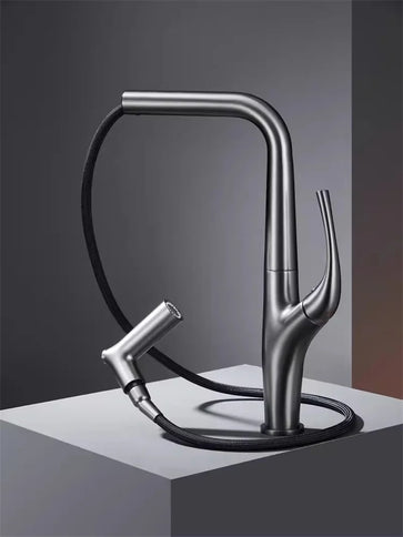 Modern Gunmetal Kitchen Mixer #202426