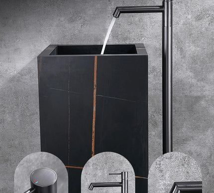 Gunmetal Grey Floor Stand Basin Mixer #202403