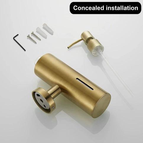 Brushed Gold Soap Dispenser #202433