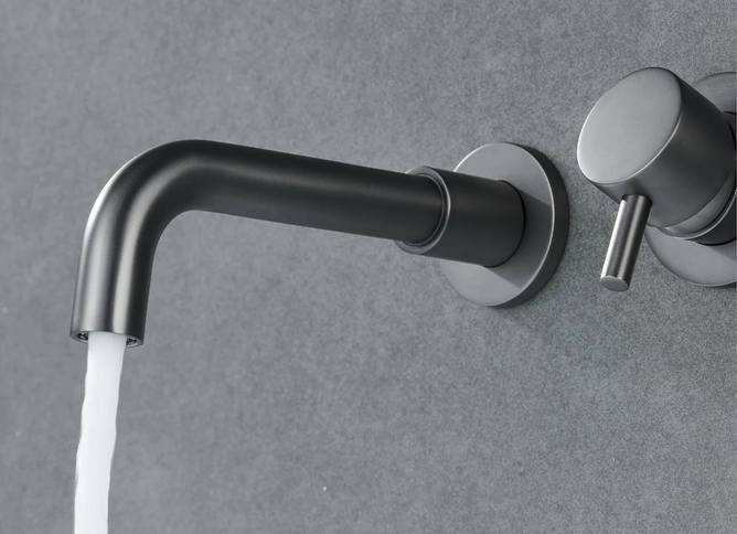 Gunmetal Grey Bath Mixer #202420