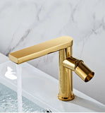 Small Shiny Gold Basin Mixer #202353