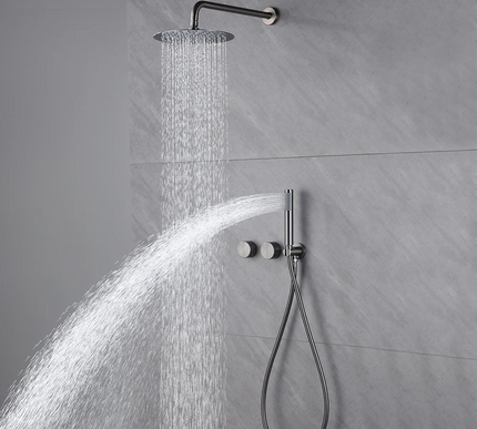 Gunmetal Grey Concealed Shower Mixer #202421