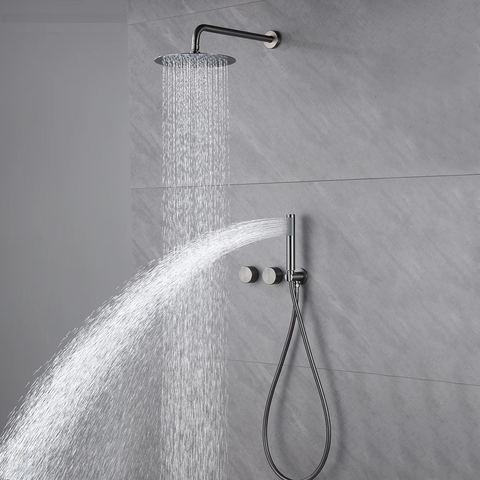 Gunmetal Grey Concealed Shower Mixer #202421
