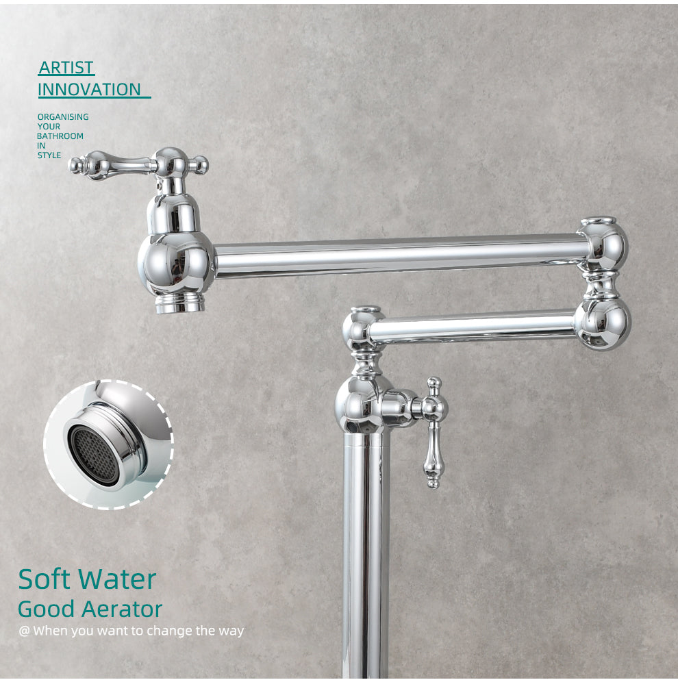 Deck Mounted Chrome Pot Filler 202315 TIC Bathrooms