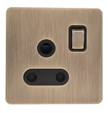 Carved Brass Toggle Switch