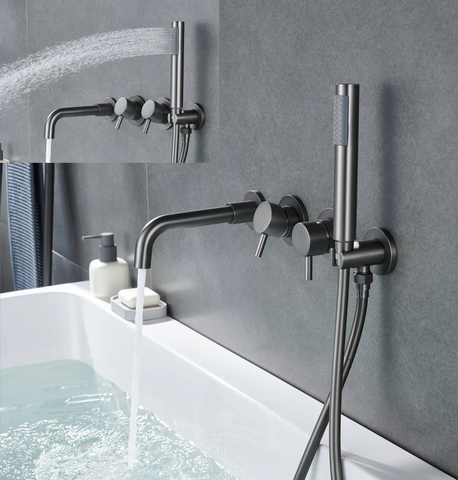 Gunmetal Grey Bath Mixer #202420
