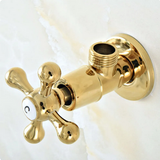 Shiny Gold Angle Valve #202350