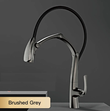 Gun Metal Grey Steam Punk Kitchen Mixer #202408