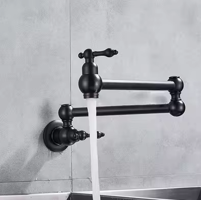 Matt Black Antique Pot Filler #201867