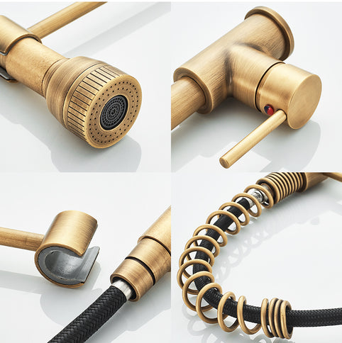 Brass Kitchen Spring Mixer #202352