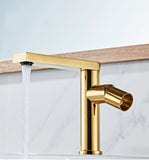 Small Shiny Gold Basin Mixer #202353