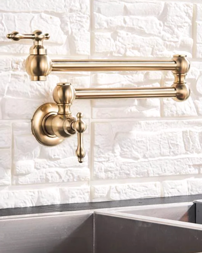 Brushed Brass Pot Filler #202435