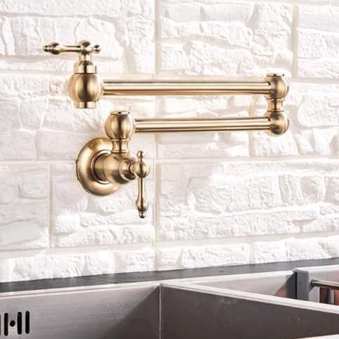 Brushed Brass Pot Filler #202435