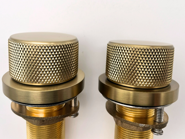 Brushed Gold Basin/Bath Mixer #202436