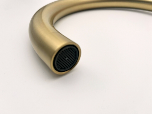 Brushed Gold Basin/Bath Mixer #202436