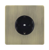 Carved Brass Toggle Switch