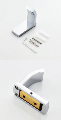 Chrome Modern Robe Hook #202355
