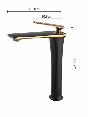 Gold Tall Modern Basin Mixer #202523