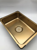 Brushed Gold Kitchen Sink Complete #202338