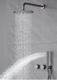 Gunmetal Grey Modern Concealed Shower with Hand Shower #202404