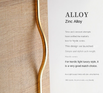 Gold Arch Handle #202341