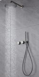Gunmetal Grey Modern Concealed Shower with Hand Shower #202404