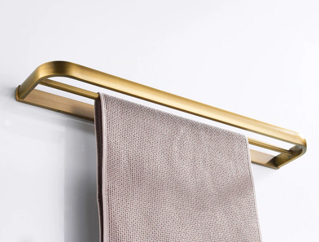 Brass Modern Double Towel Rail #201940