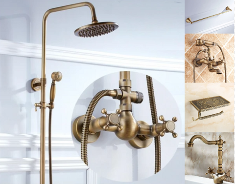 Vintage Half Bathroom Set