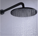 Matt Black Rain Fall Modern Concealed Shower Unit #201910