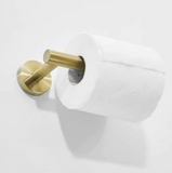 Brushed Gold Minimal Toilet Roll Holder #201865