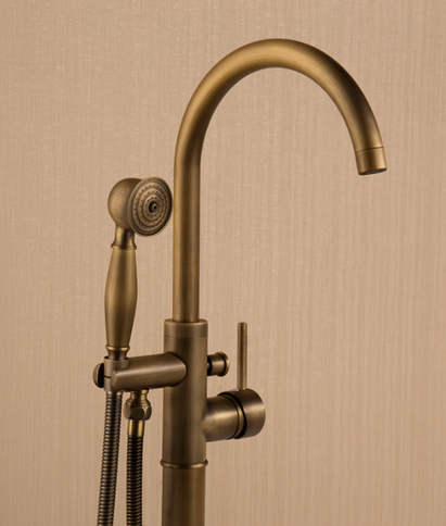 Modern Brass Free Standing Bath Mixer #201832