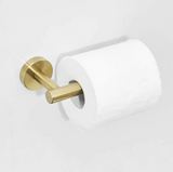 Brushed Gold Minimal Toilet Roll Holder #201865