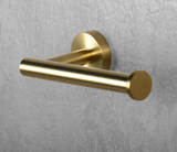Brushed Gold Minimal Toilet Roll Holder #201865