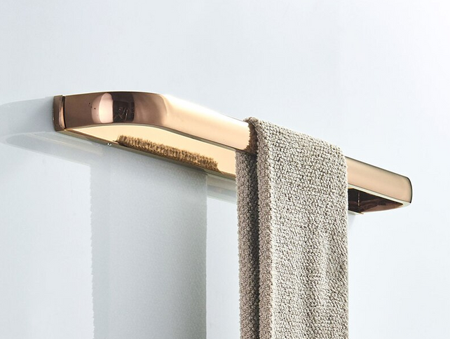 Rose Gold Modern Bath Towel Rail #201862