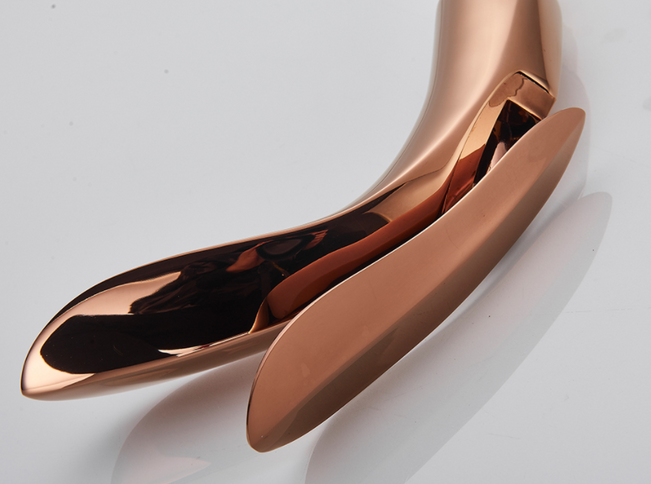 Rose Gold Modern Sleek leaf Mixer #2010002