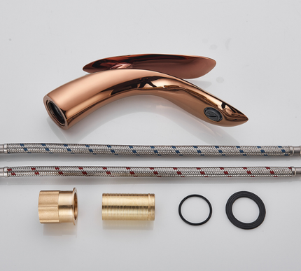 Rose Gold Modern Sleek leaf Mixer #2010002
