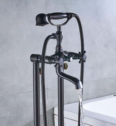 Oil Rubbed Victorian Freestanding Bath Mixer #201788