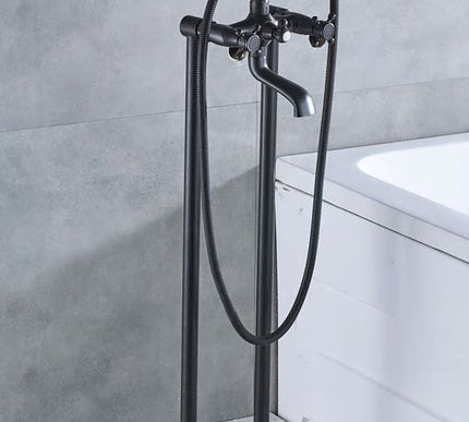 Oil Rubbed Victorian Freestanding Bath Mixer #201788