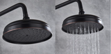 Oil Rubbed Black Antique Wall Mounted Rainfall Shower #201878