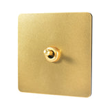 Antique Gold 1 Gang Toggle Wall Switch