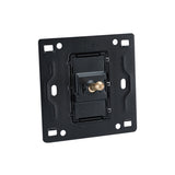 Elegant Grey 1 Gang Brass Toggle Switch