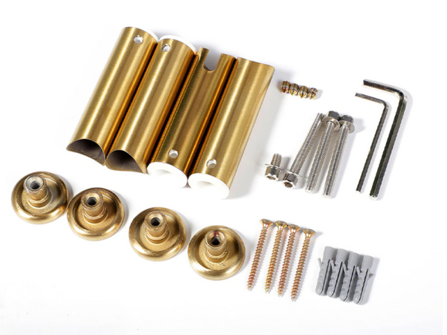 Heated towel Rail Brushed Gold #20201